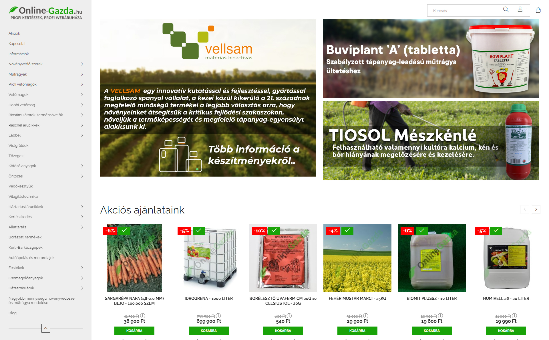 Online-gazda.hu webáruház