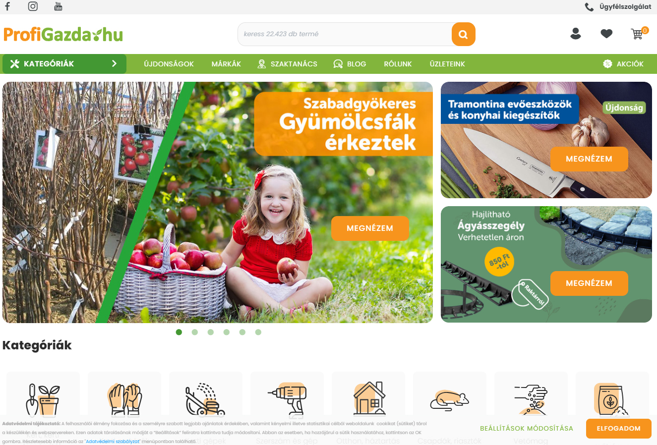 Profigazda.hu webáruház